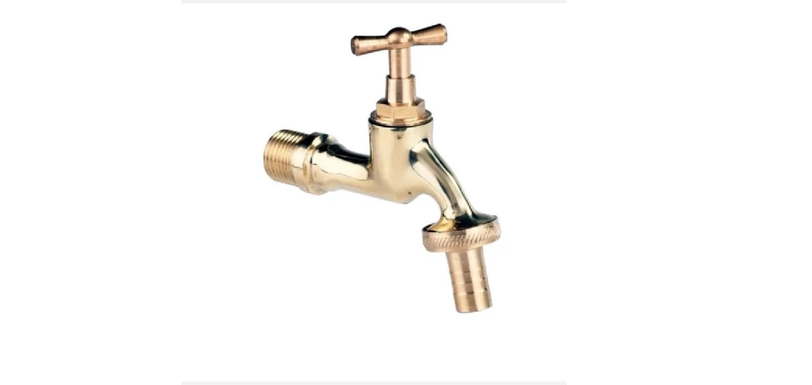 تصویر 1 از شیر شلنگی برنجی مقاوم و بادوام | مناسب حیاط و آبیاری